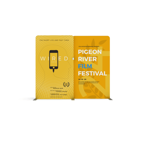 WaveLine Media® WLMKK Tension Fabric Display Kit 01 - Double-Sided