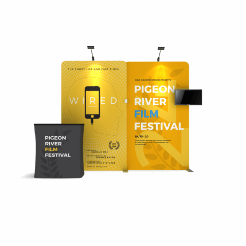 WaveLine Media® WLMKK Tension Fabric Display Kit 02 - Double-Sided