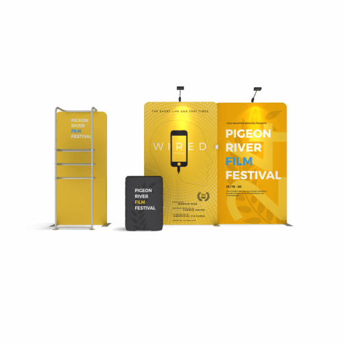 WaveLine Media® WLMKK Tension Fabric Display Kit 03 - Double-Sided