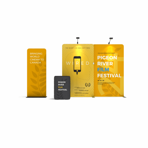 WaveLine Media® WLMKK Tension Fabric Display Kit 05 - Double-Sided