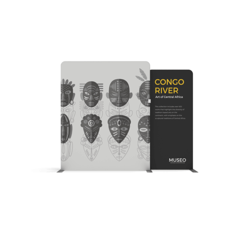 WaveLine Media® WLMMD Tension Fabric Display Kit 01 - Double-Sided
