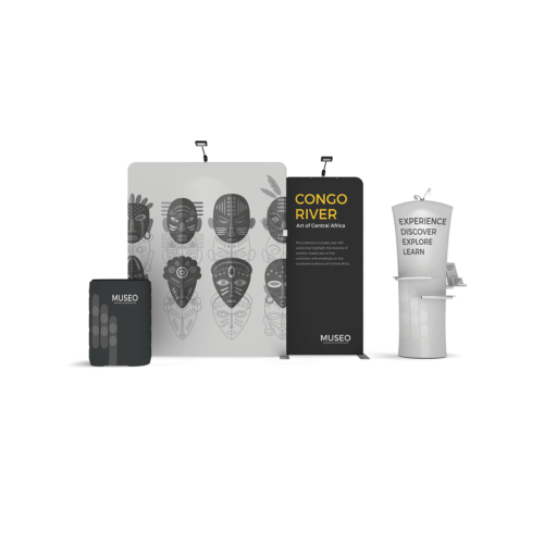 WaveLine Media® WLMMD Tension Fabric Display Kit 04 - Double-Sided