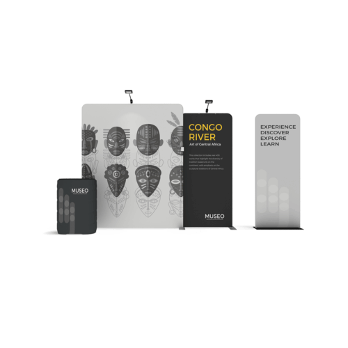 WaveLine Media® WLMMD Tension Fabric Display Kit 05 - Double-Sided