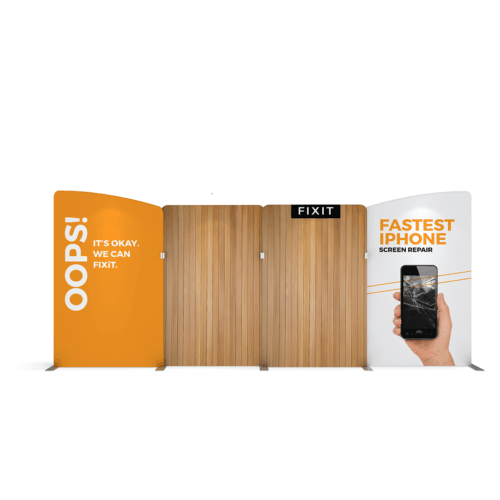 WaveLine Media® WLMAEEA - Double-Sided Tension Fabric Display Kit 01