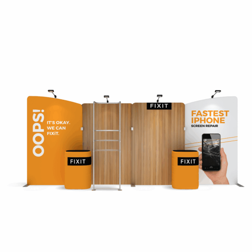 WaveLine Media® WLMAEEA - Double-Sided Tension Fabric Display Kit 03