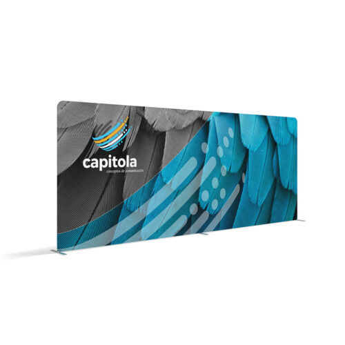 WaveLine® Display - Straight - Double-Sided - 20ft (5900mm x 2260mm)