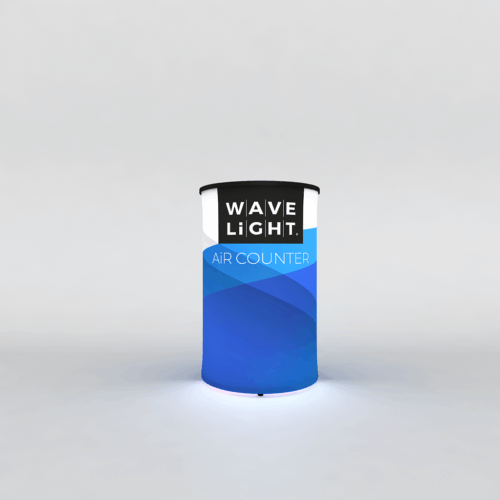 WaveLight® Air Inflatable Backlit Counter - Medium - 600 x 600 x 970mm