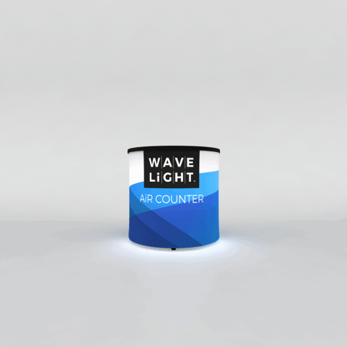 WaveLight® Air Inflatable Backlit Counter - Circular Mini