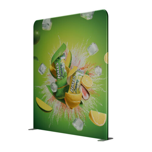 Soft Touch Straight Fabric Display - 2000m - Single-Sided Print