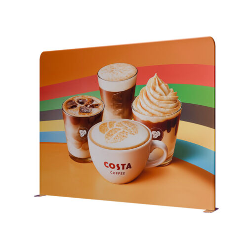 Soft Touch Straight Fabric Display - 3000m - Single-Sided Print