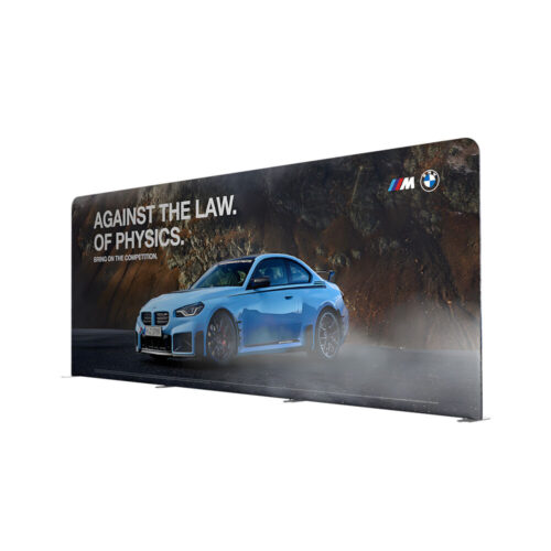 Soft Touch Straight Fabric Display - 6000m - Single-Sided Print