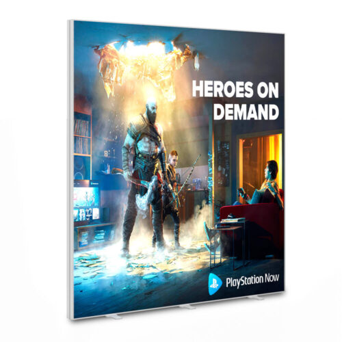 Glopix LED Light Box - 2500mm x 2000mm x 120mm Deep - Graphics Only