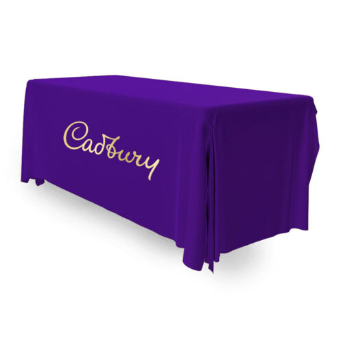 Printed Tablecloth for 6ft Trestle Table - Recycled - 1780mm x 3260mm