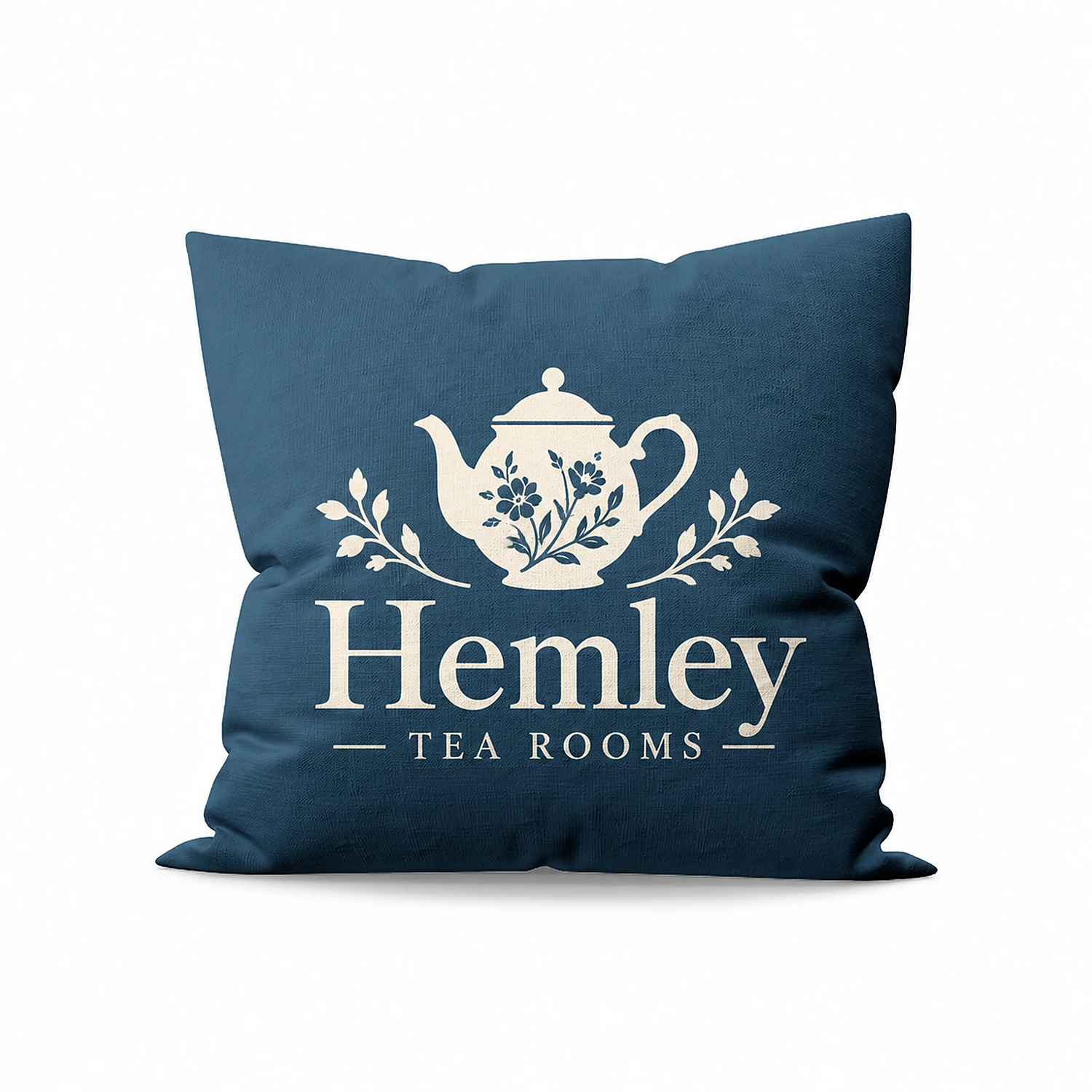 Outdoor Printed Cushion - 400mm x 400mm, shown with example artwork