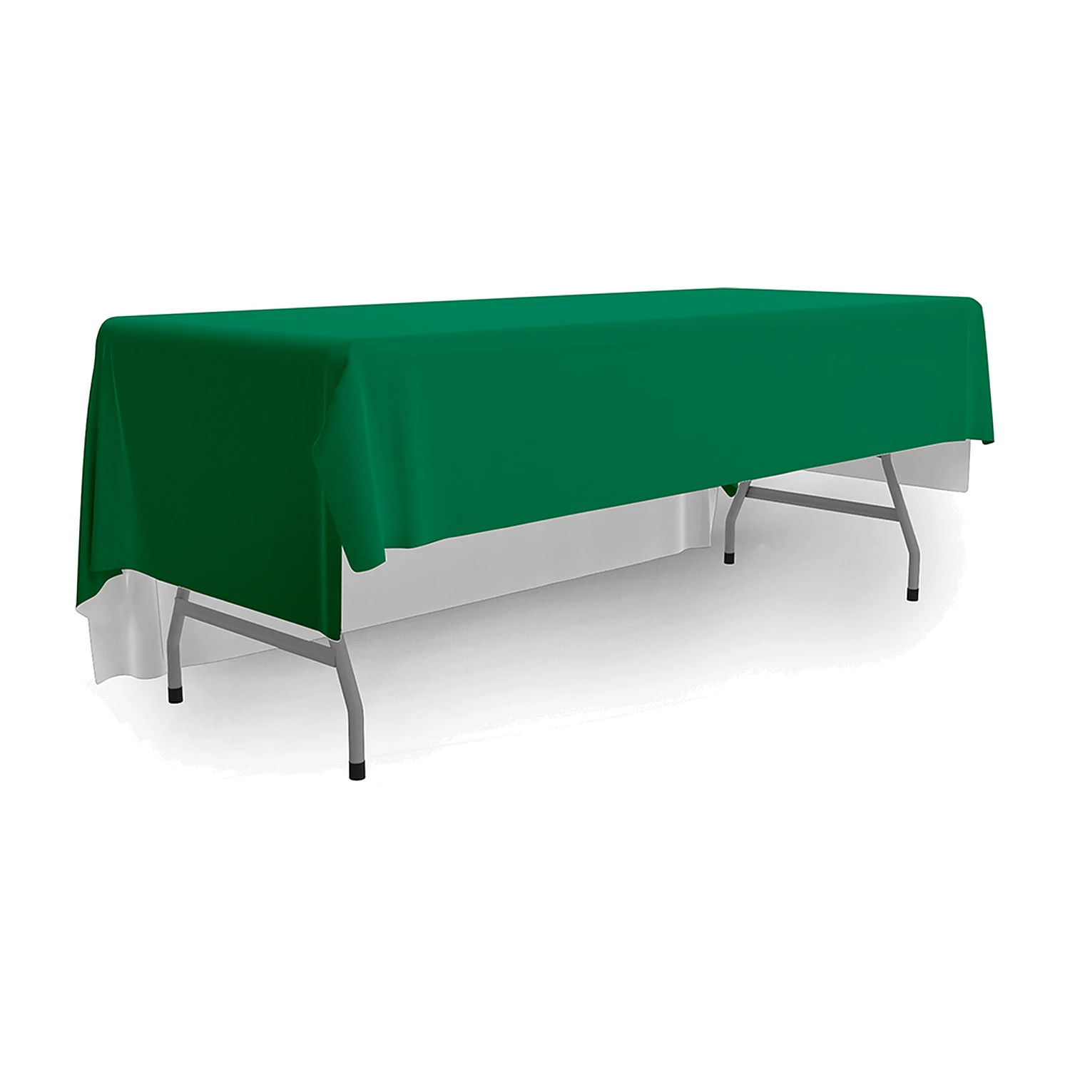 Back of the throw tablecloth with open back for storage