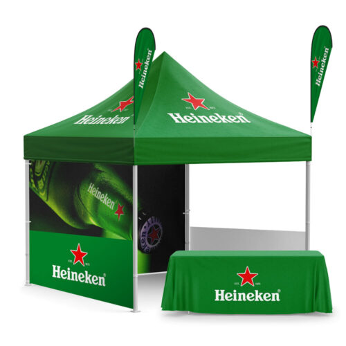 The Vision Plus Gazebo Kit - Double-Sided Printed Walls - 2m x 2m