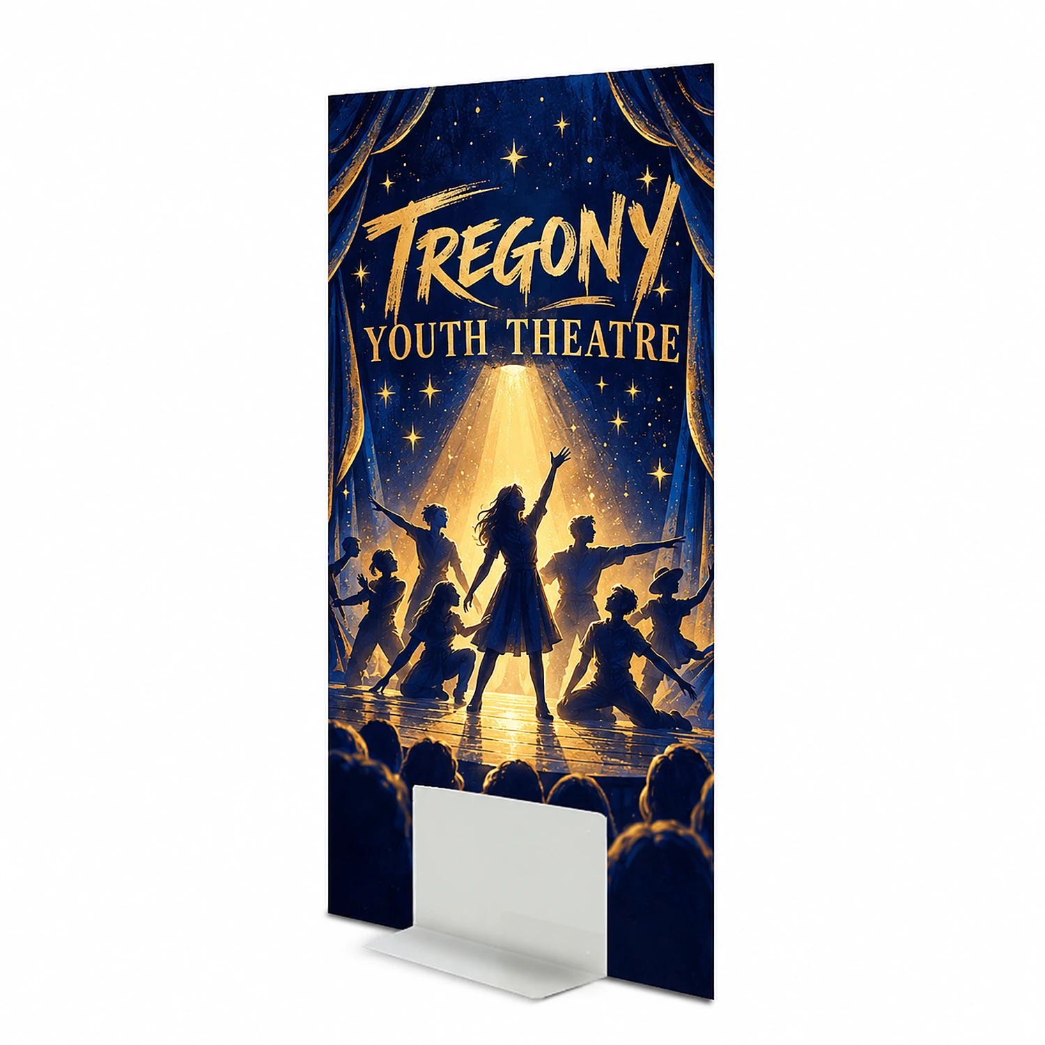 Wedge Rigid Banner - 10mm Foamex - 1500 x 1000 mm - Double-Sided, shown with example artwork