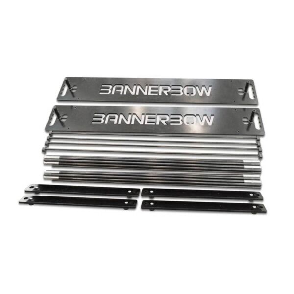bannerbow indoor display system and graphic, small, double sided