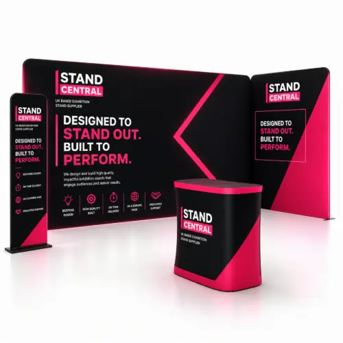 stand central exhibition stand – starter xl kit – 3x6