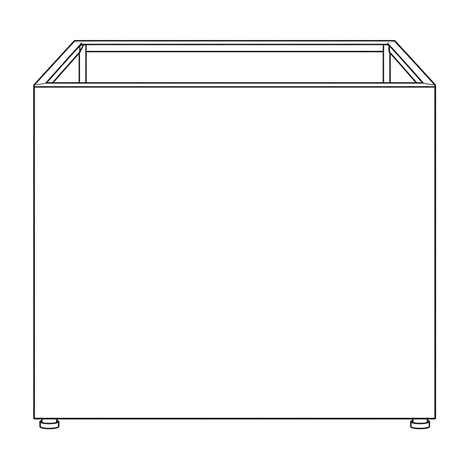 1.05m x 1m Vector Extension Module line drawing