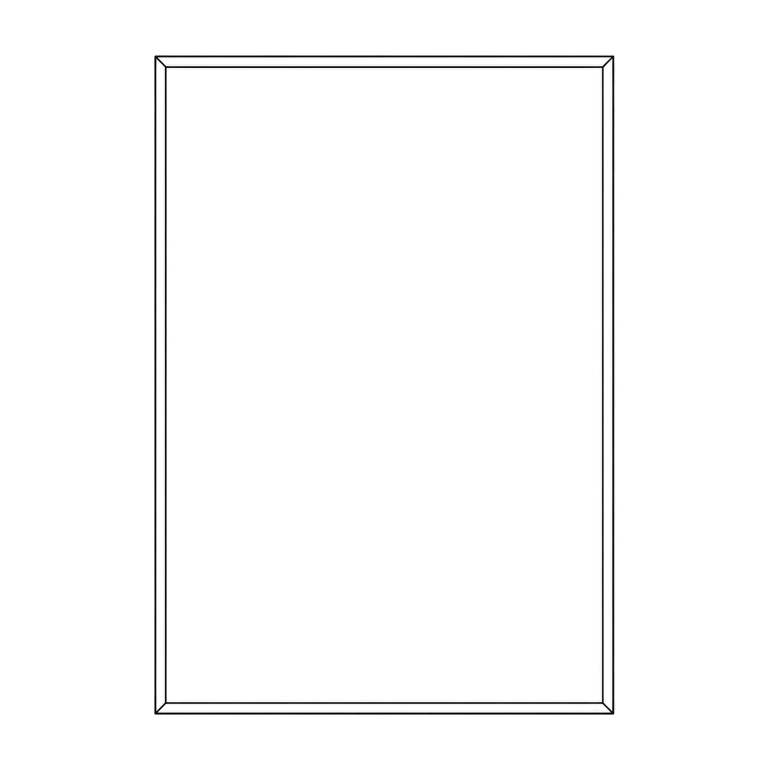 1.85m x 2.5m Illuminova Large LED Lightbox Module line drawing