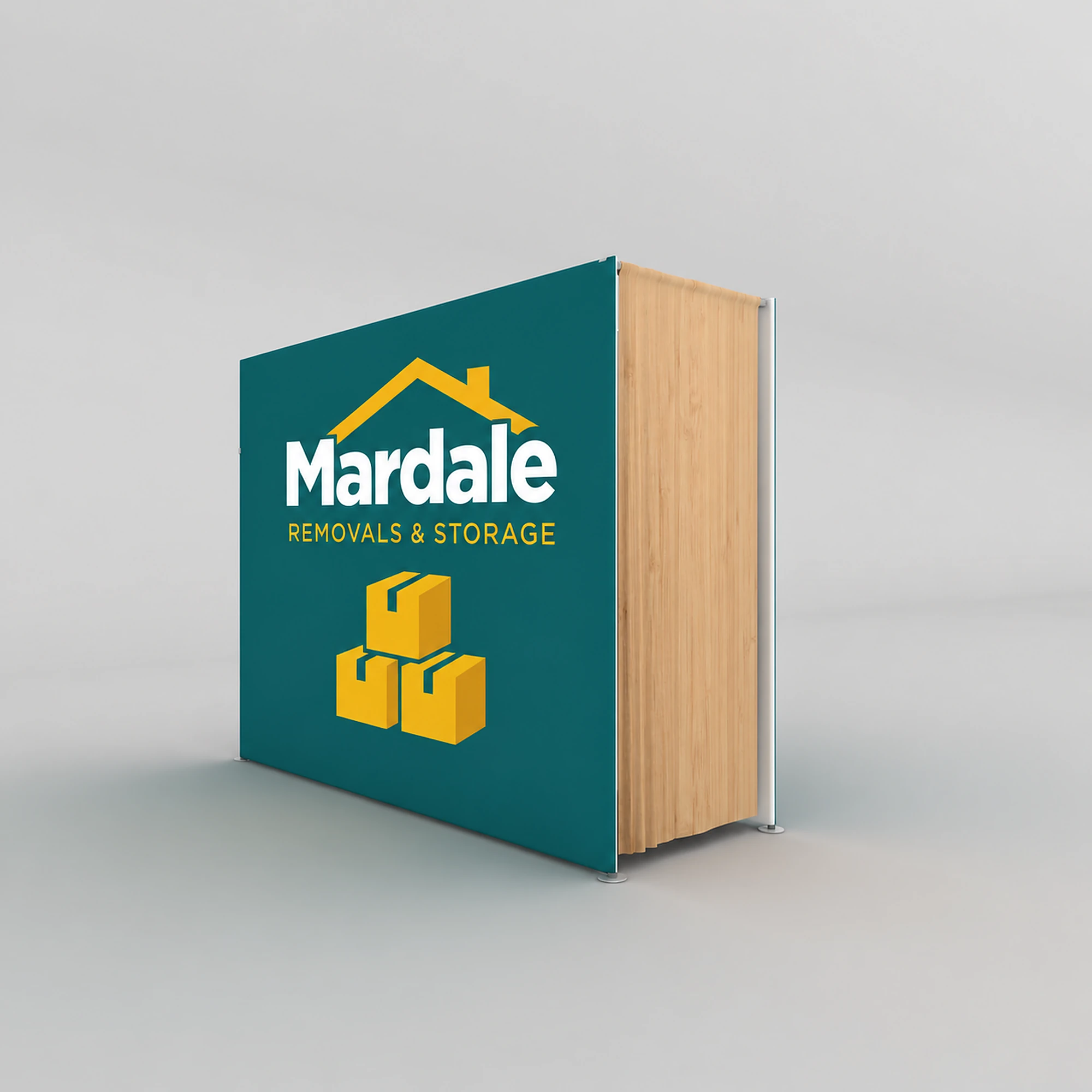 10ft WaveLine® Media STOR - FD, shown with example artwork