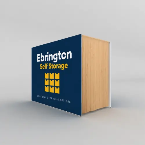 10ft WaveLine® Media STOR - FE, shown with example artwork