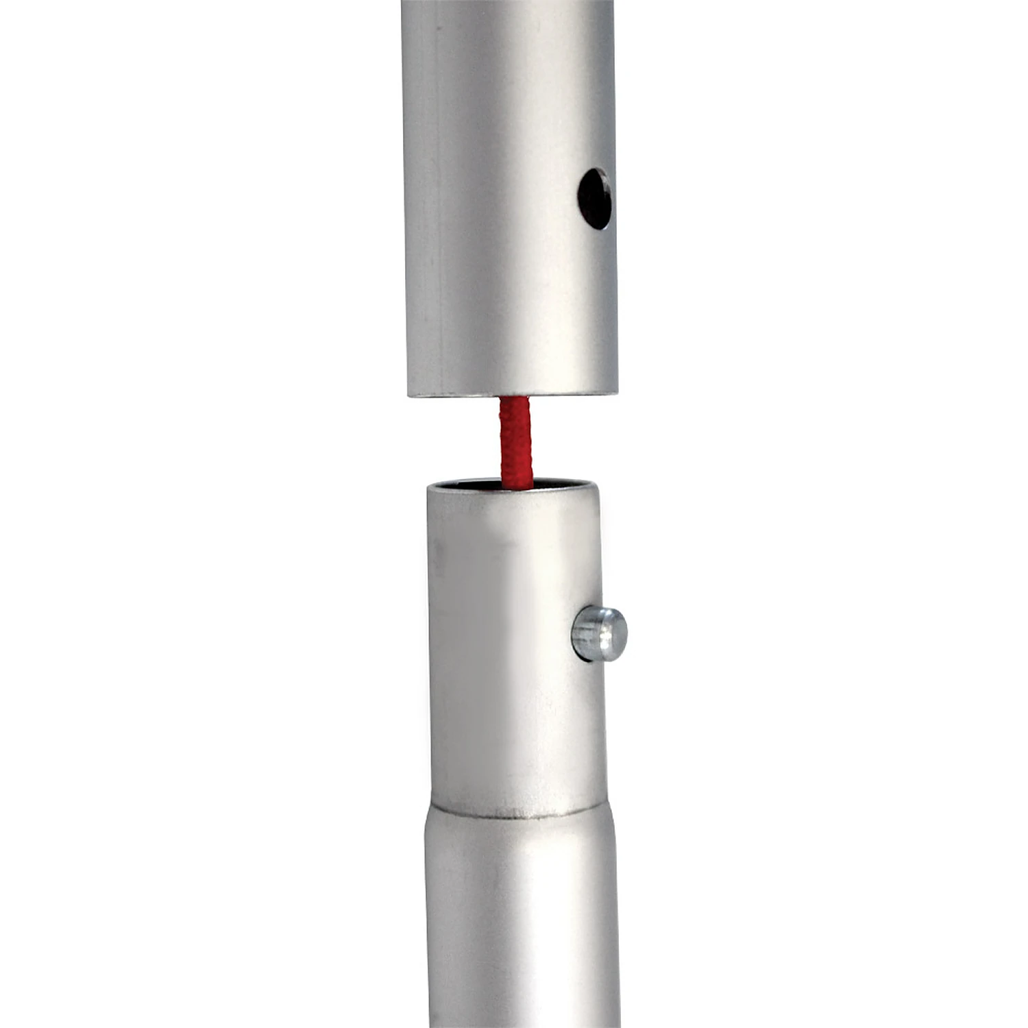 Shock-corded frame tubes with push-button joints