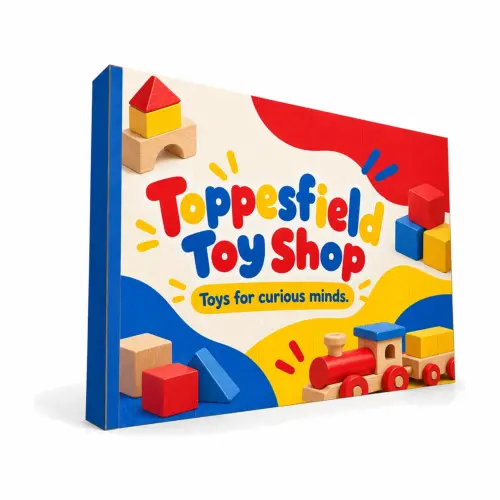 3.17m Cardboard Display Wall - Single-Sided, shown with example artwork