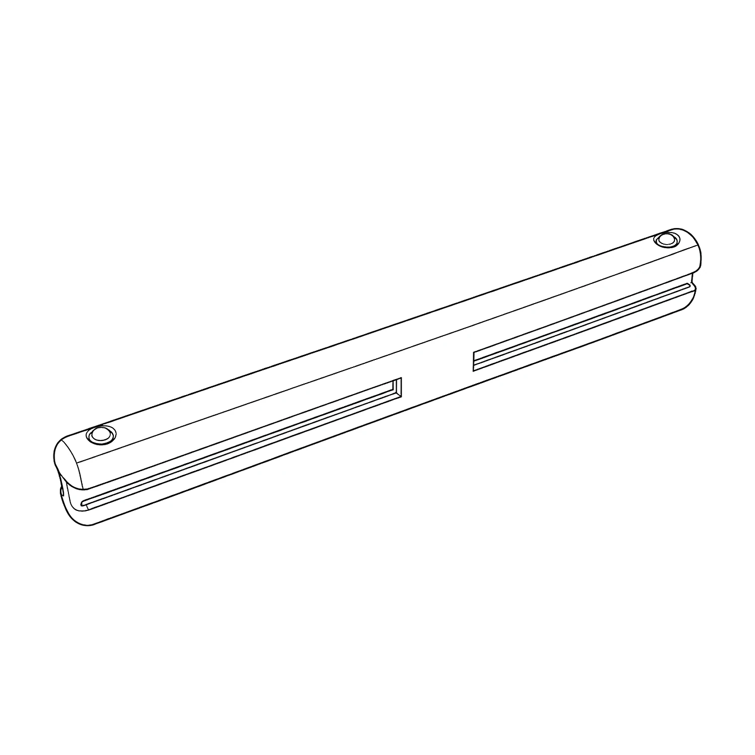 Line drawing of the 4-way frame connector