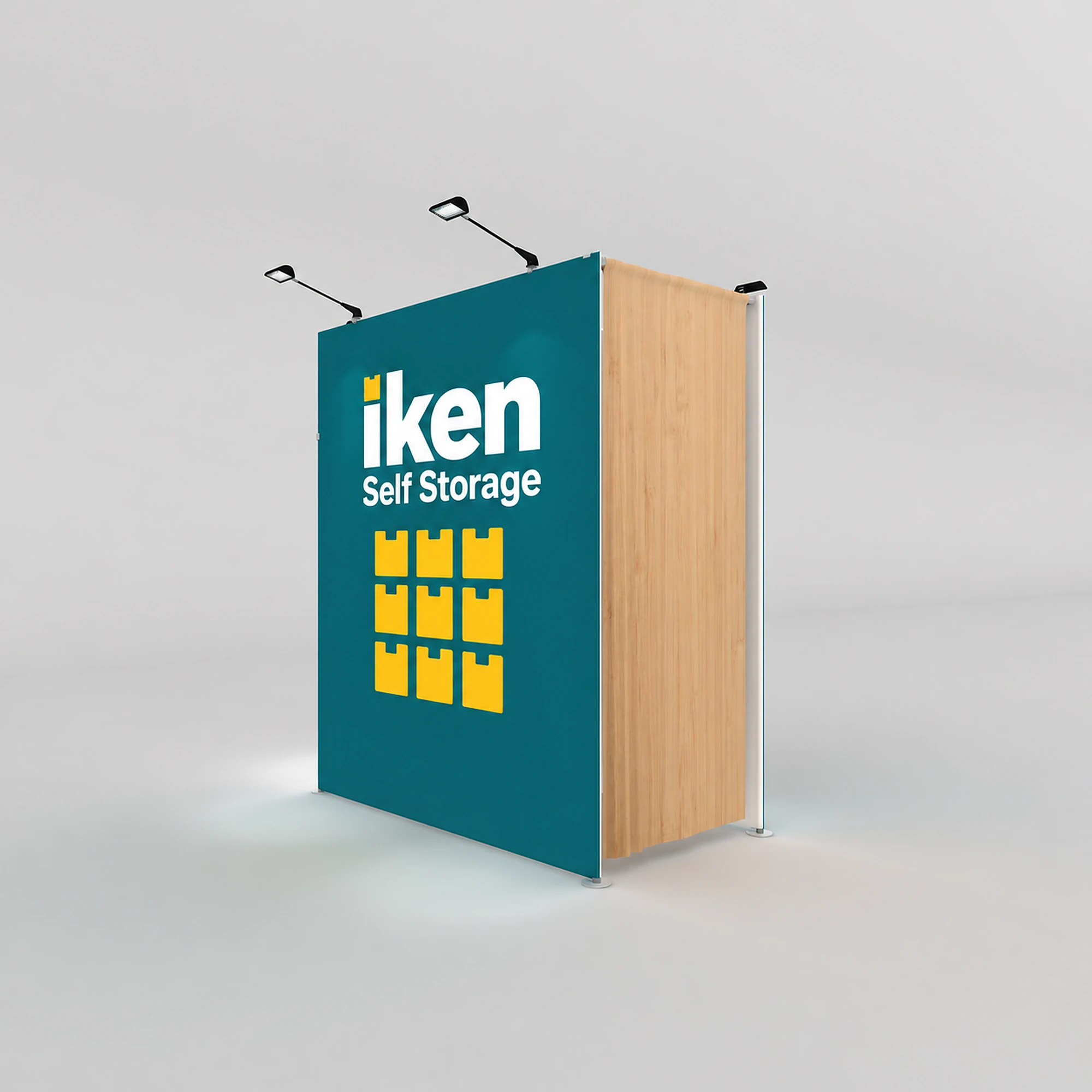 7ft WaveLine® Media STOR - ND, shown with example artwork