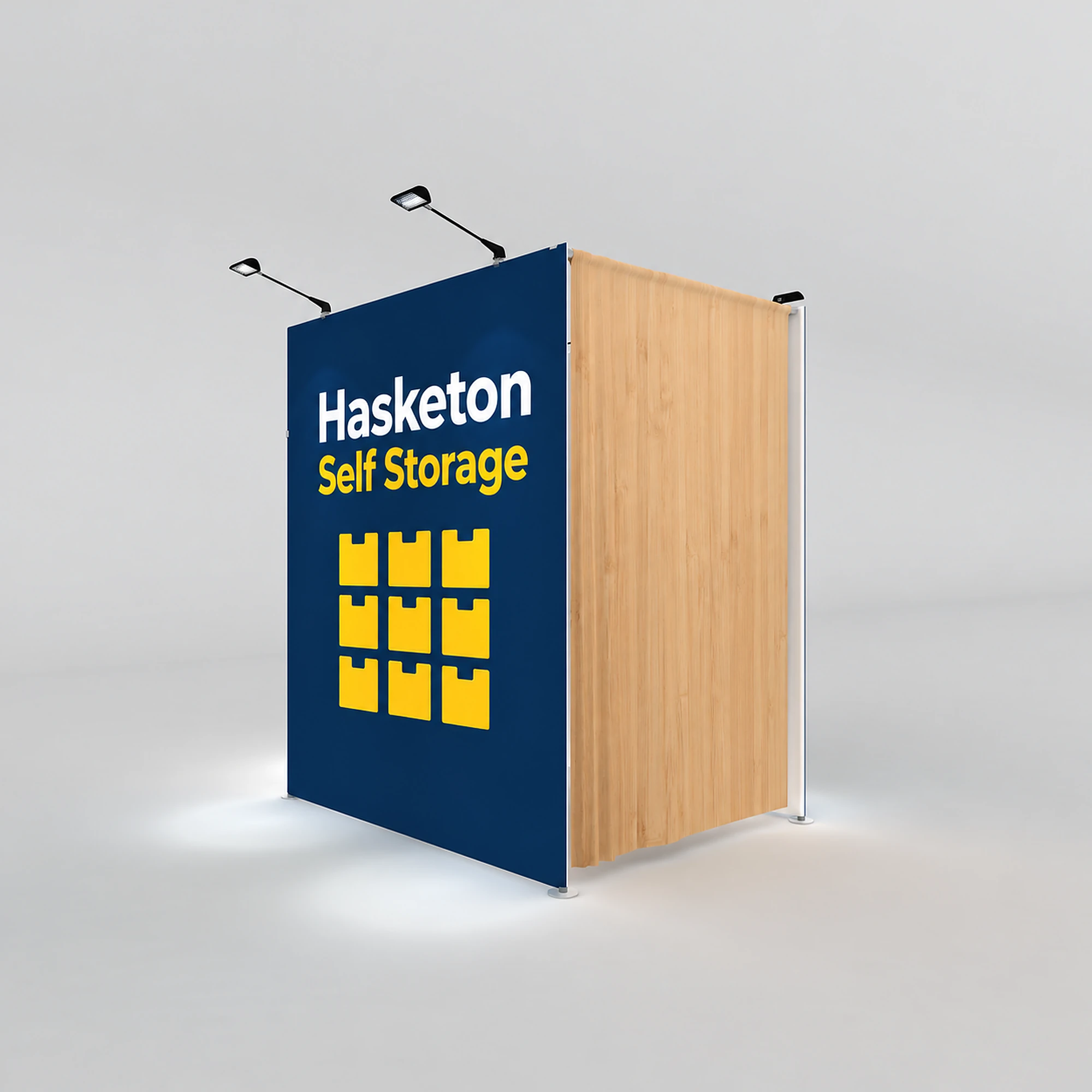 7ft WaveLine® Media STOR - NE, shown with example artwork