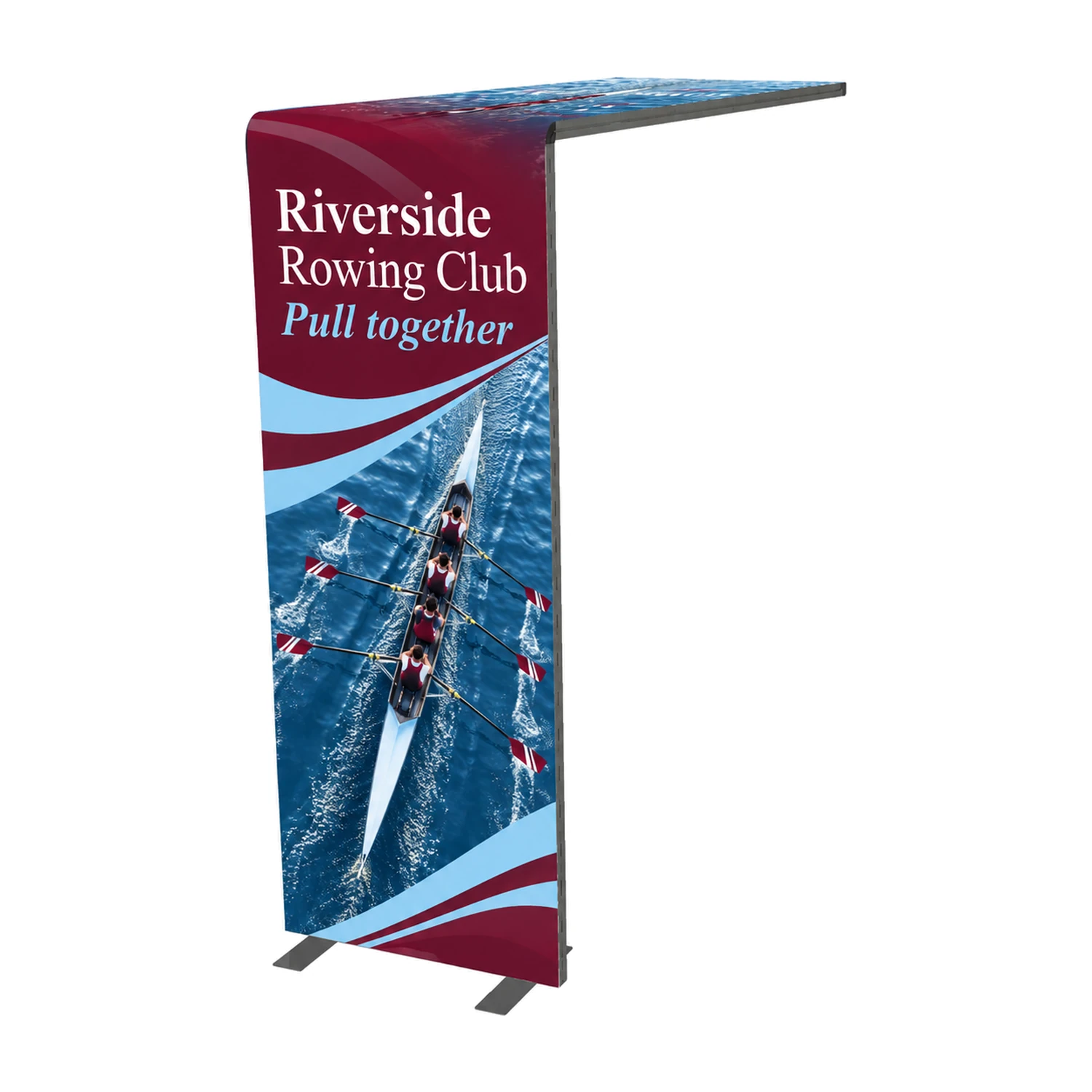 950mm x 2.55m Vector Radius Arch Module with example artwork