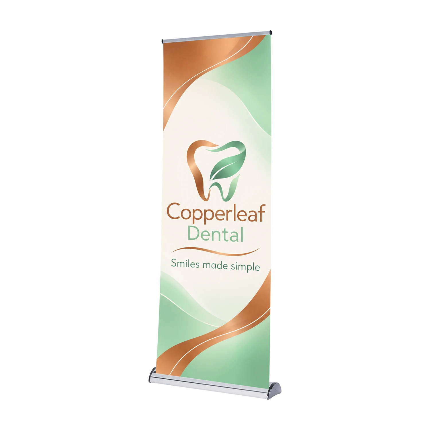 Barracuda Roller Banner 850mm Wide with example artwork