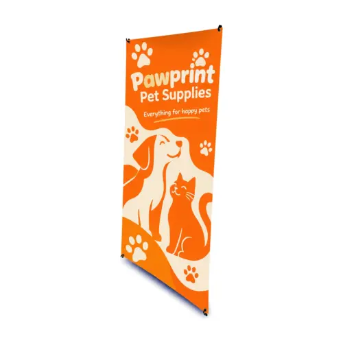 Beijing Lite X Banner Stand 800mm x 1.8m with example artwork