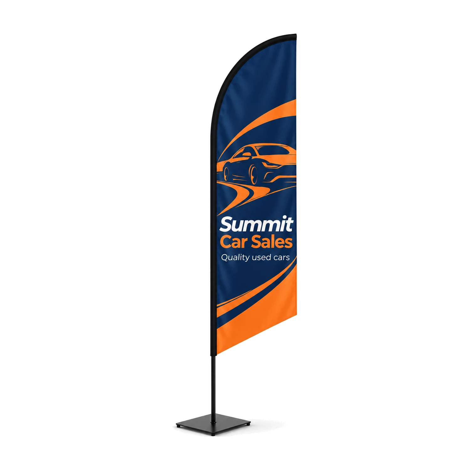 Blade Flag with example artwork