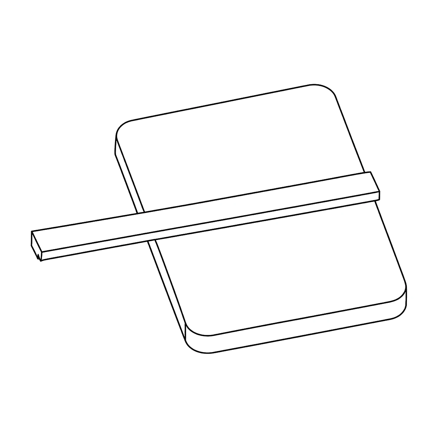 Blind foot line drawing