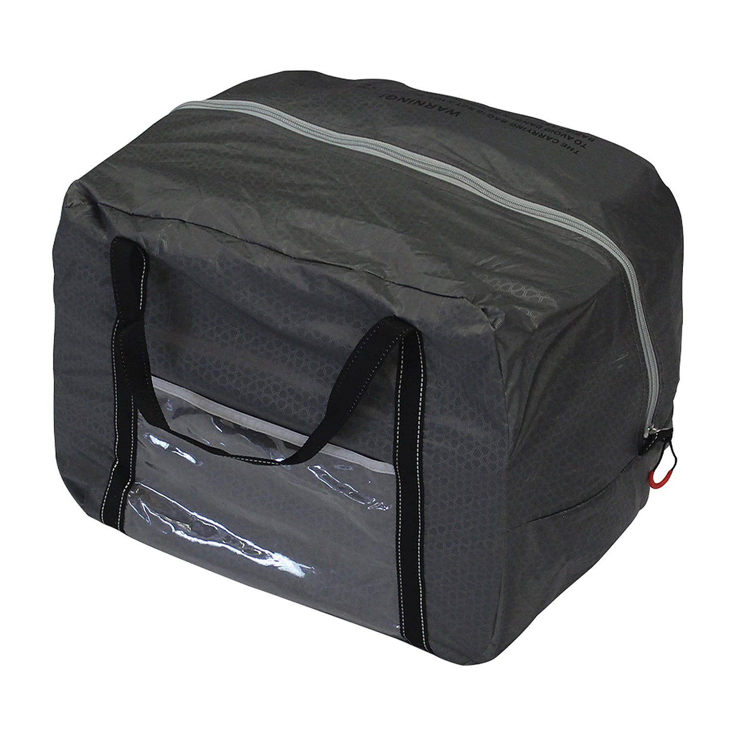Transport bag supplied with the inflatable tent