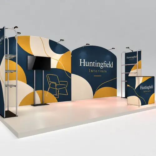 Cardinal -3m x 6m Inline Display, shown with example artwork