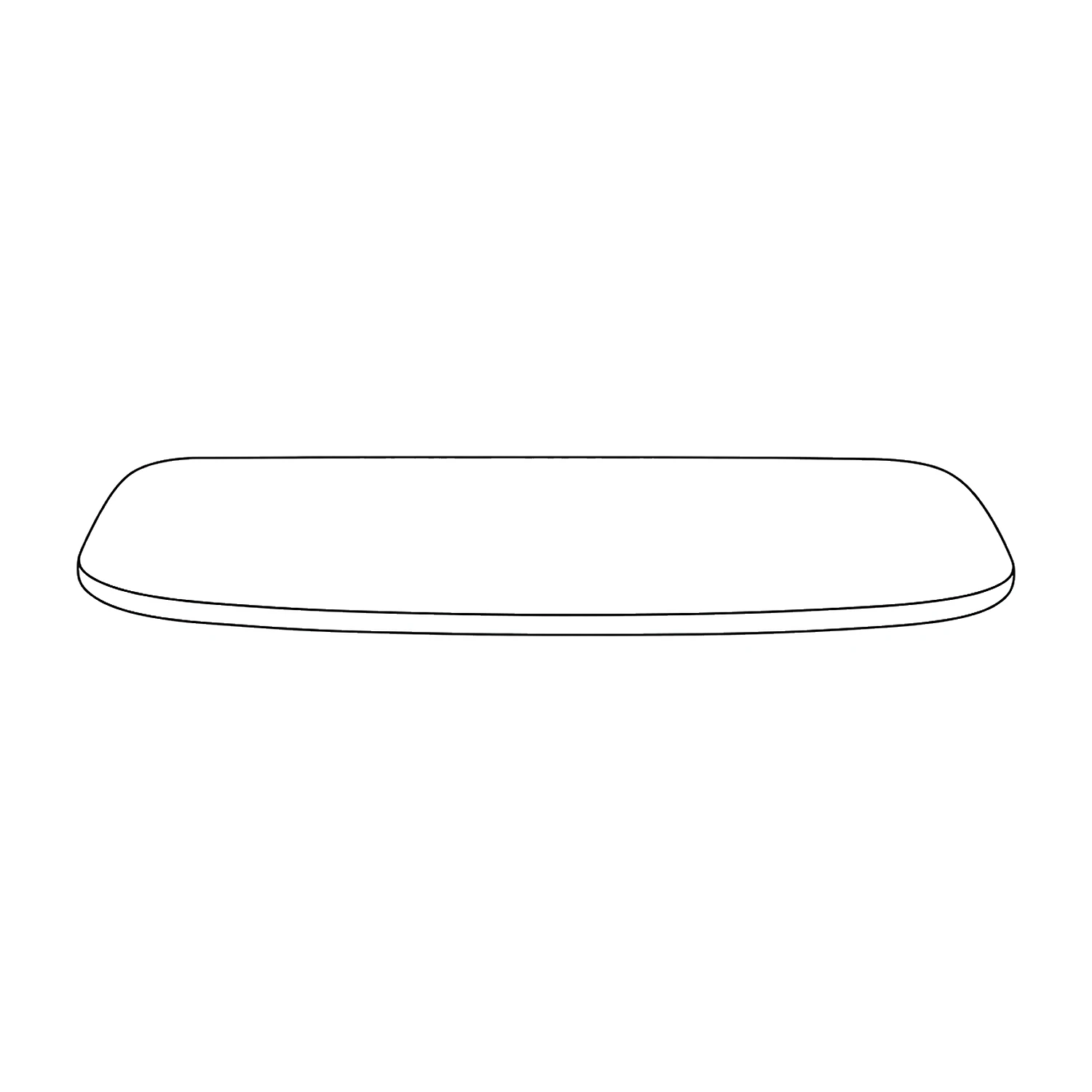 Case table top line drawing