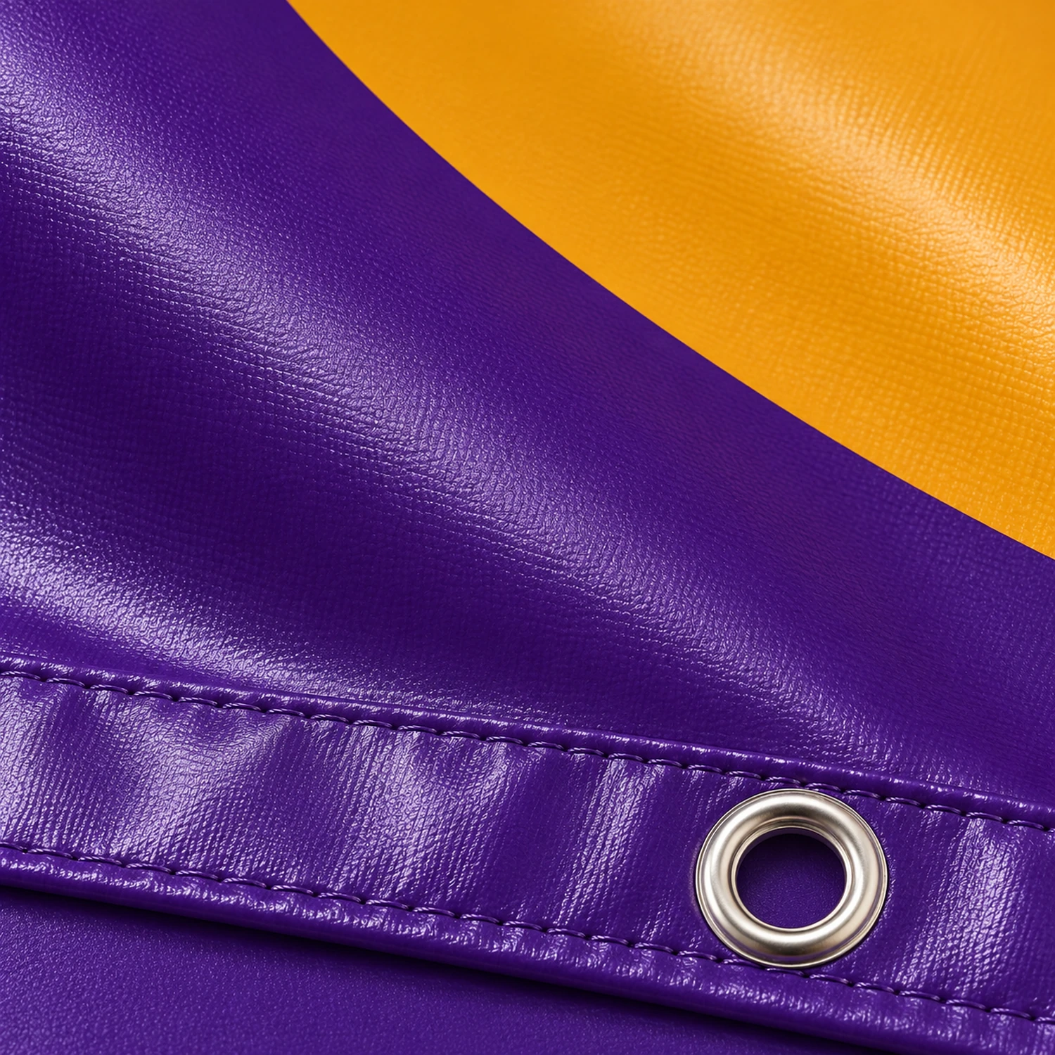 Crowd Barrier PVC Fold-Over Banner detail