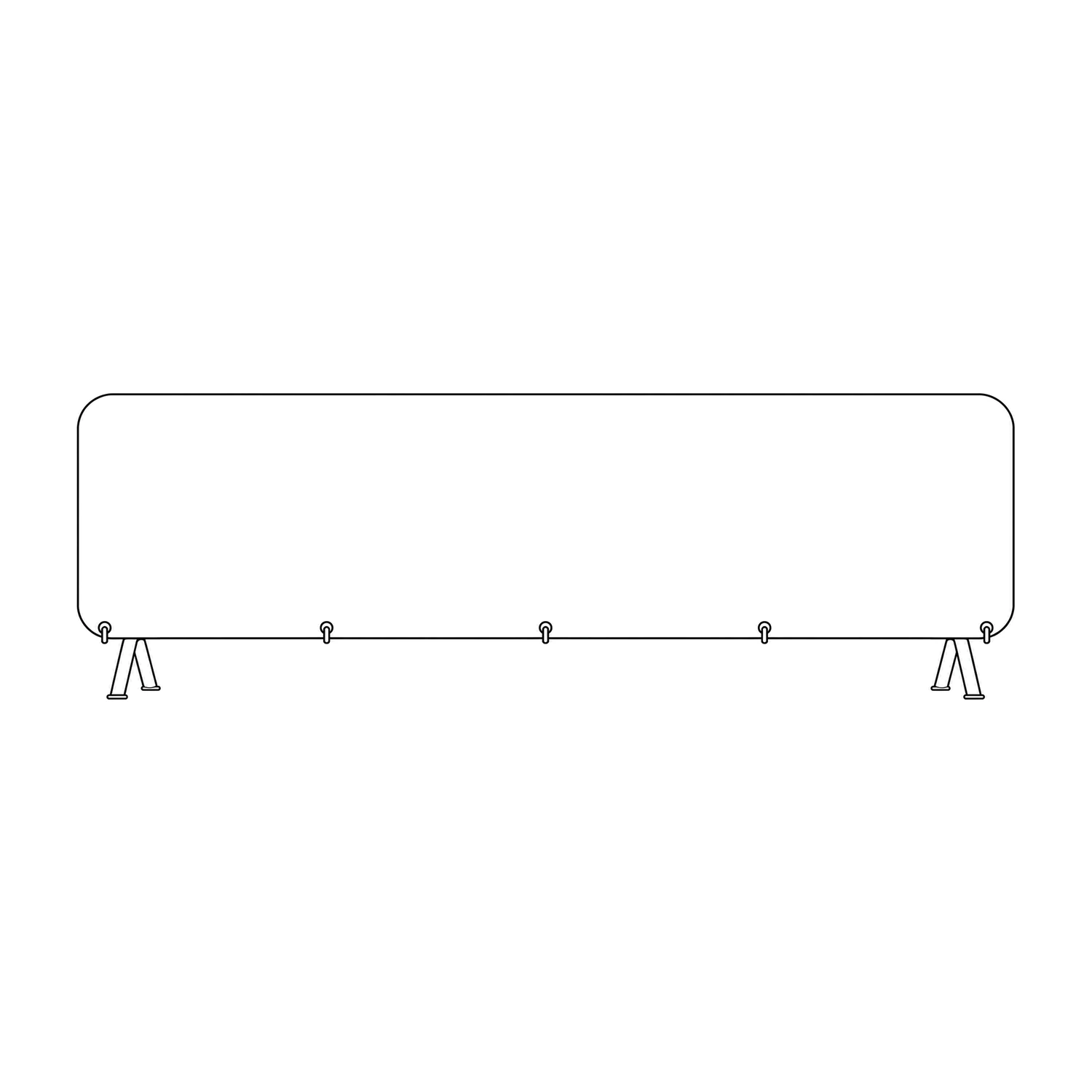 Crowd Barrier Stretch Polyester Fabric Jacket line drawing
