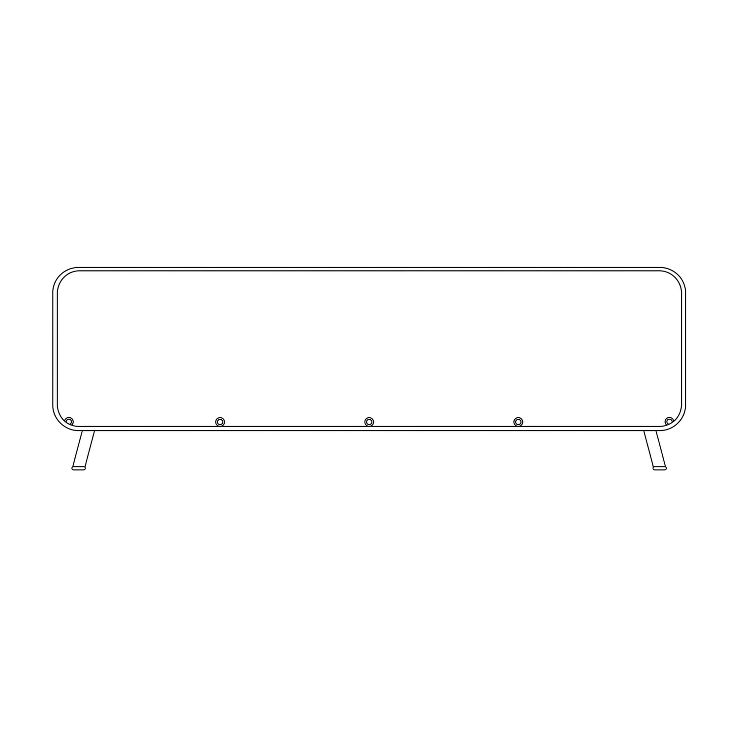 Crowd Barrier Stretch Polyester Fabric Jacket line drawing