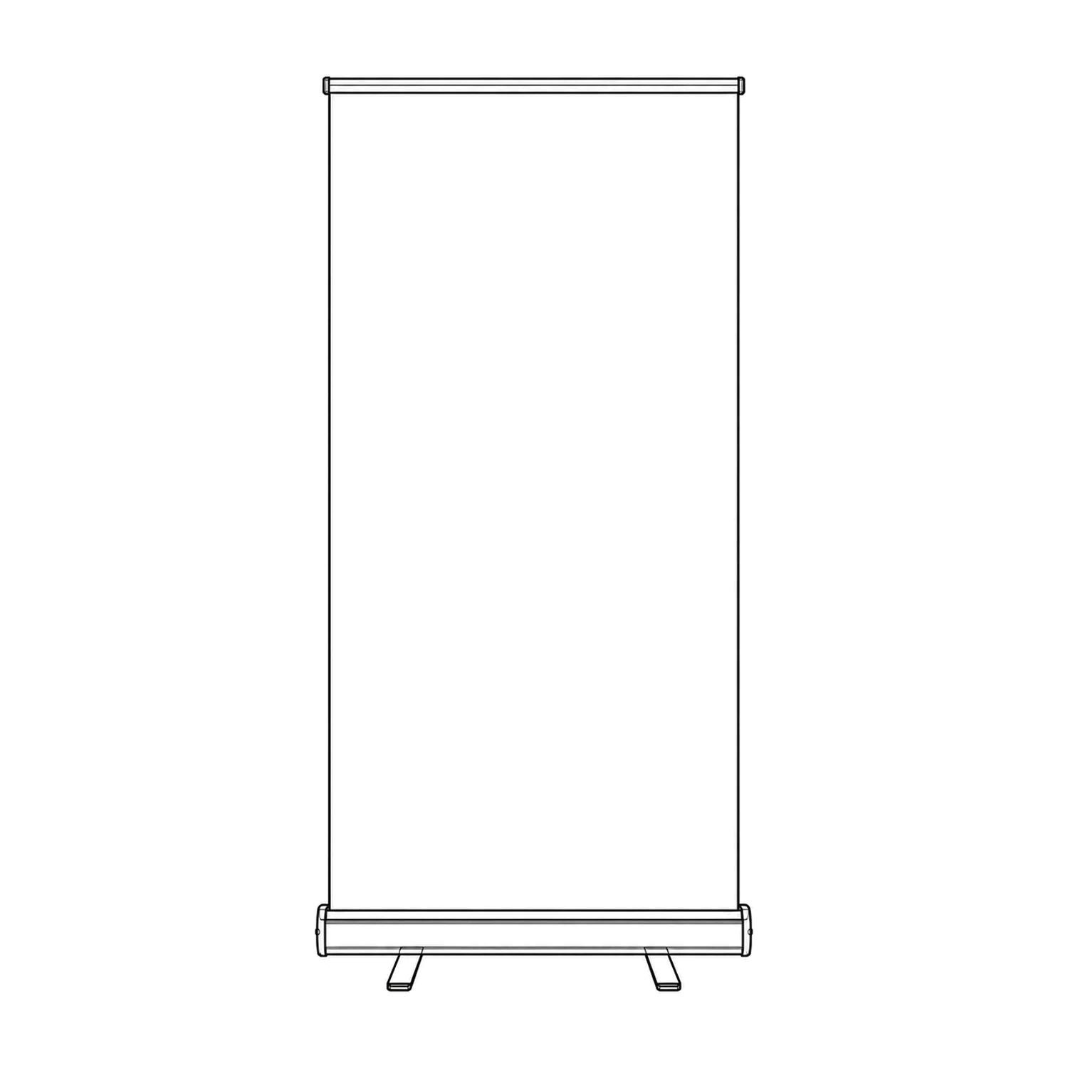 Dragonfly Double-Sided Roller Banner line drawing