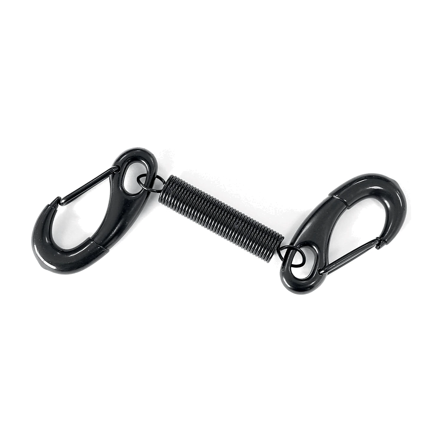 Tension spring with snap hooks for the banner