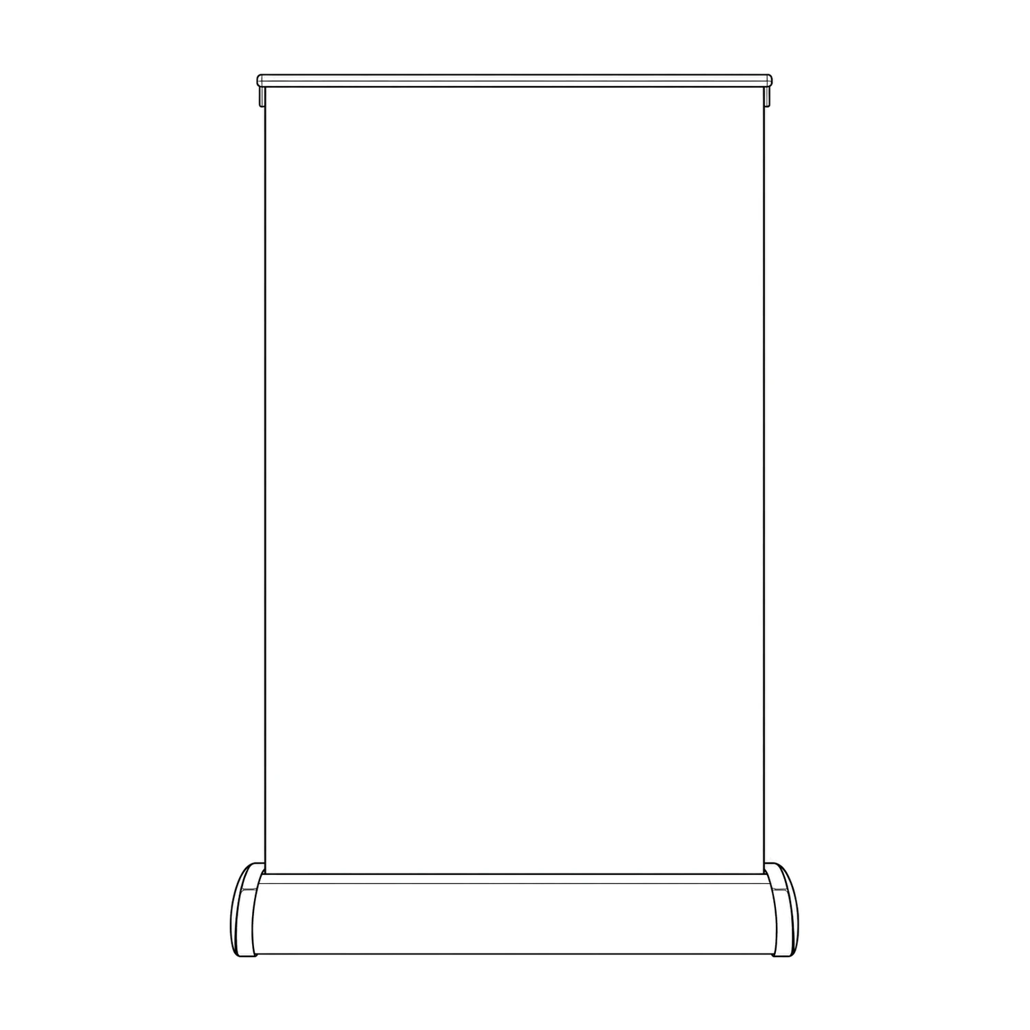 Emblem Desktop Roller Banner A3 line drawing