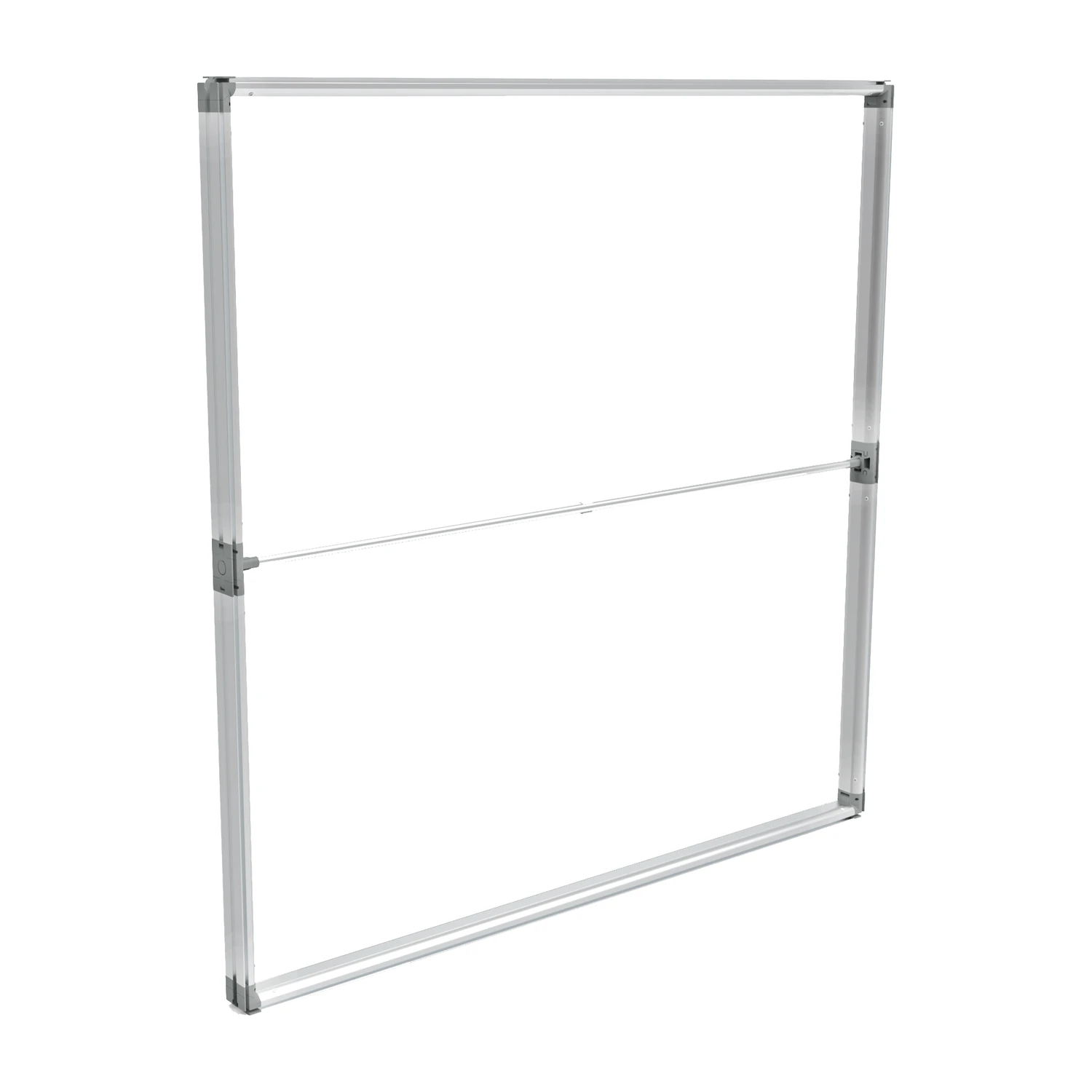 Bare 1m x 1m aluminium fabric frame