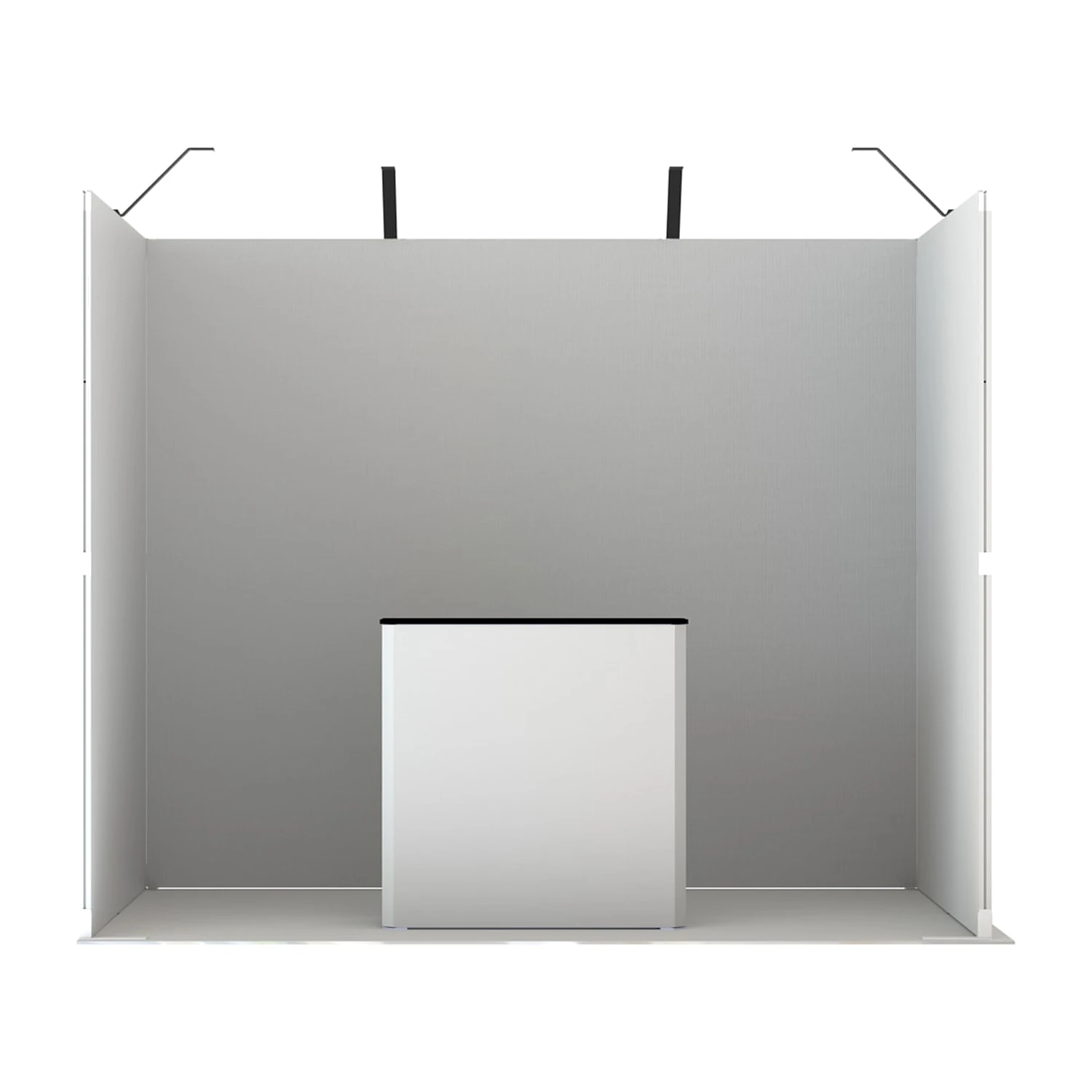 6m2 modular exhibition stand structure shown unprinted