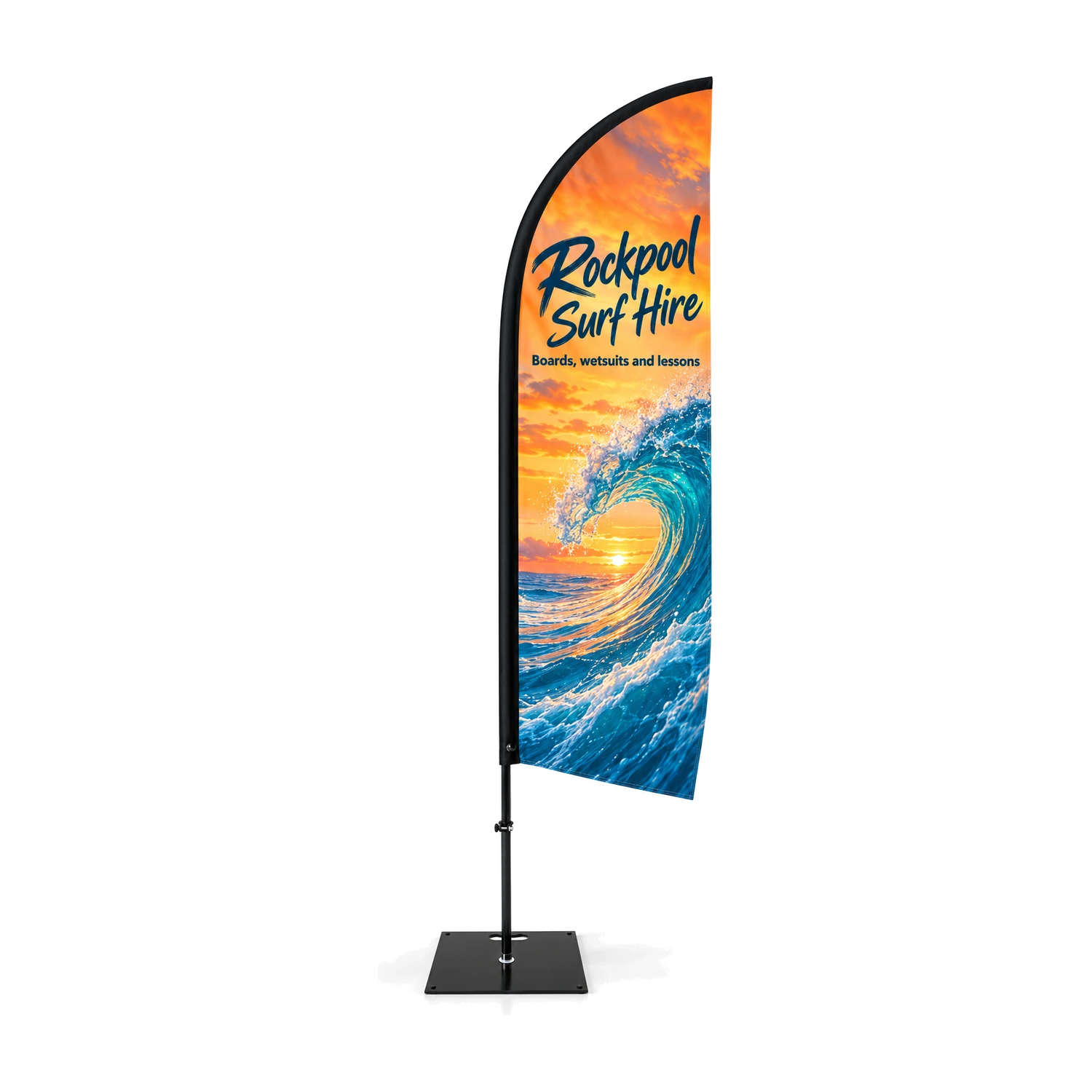 Feather Flag with example artwork