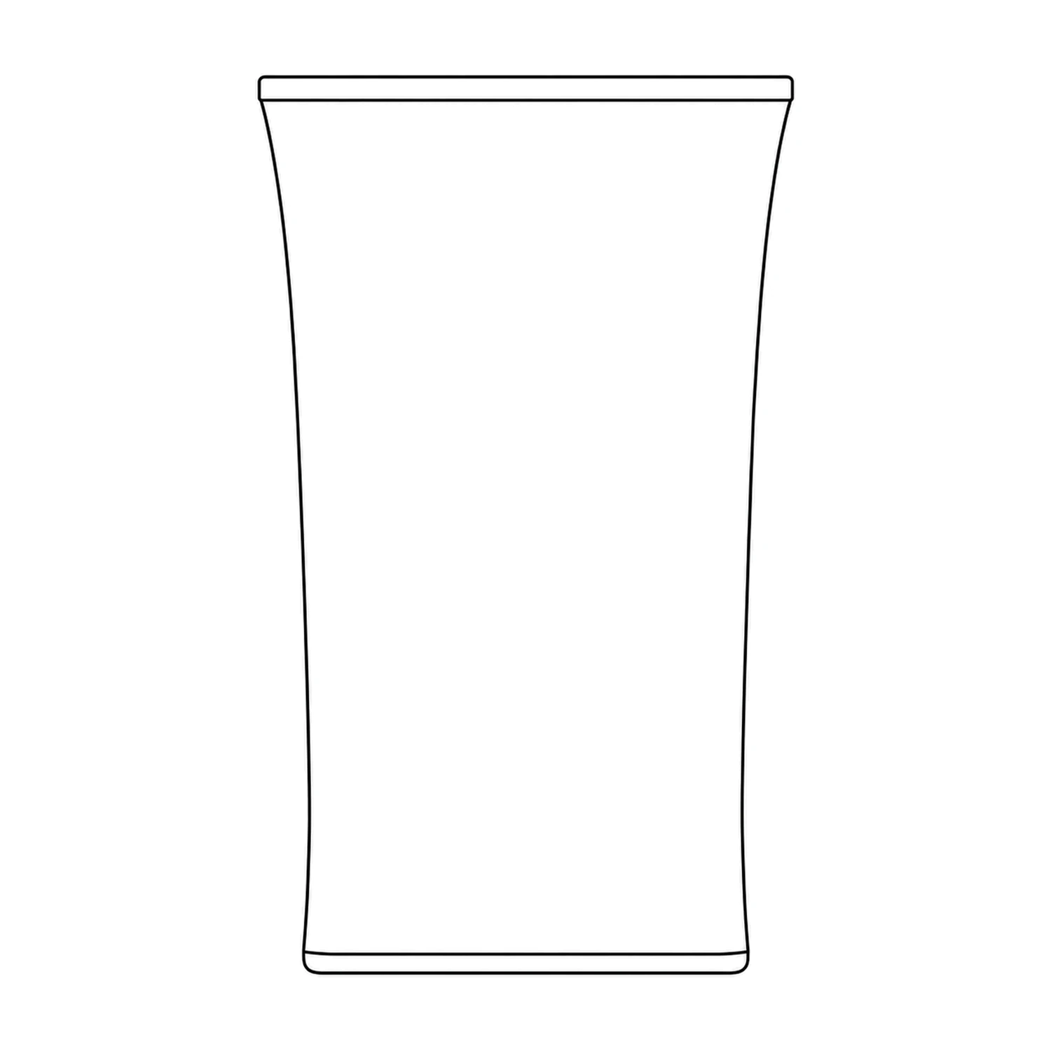 Formulate Oval Fabric Counter line drawing